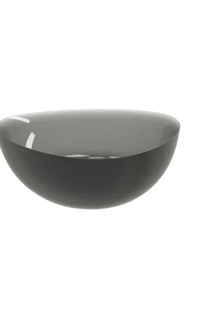Riho Oviedo Baignoire îlot - 160x160cm - solid surface - semi transparent - Frosted smoke Offre Du Jour