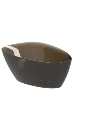 Riho TOLEDO Baignoire îlot - 158x110cm - Solid surface - semi transparent - Frosted umber Paiement Sécurisé