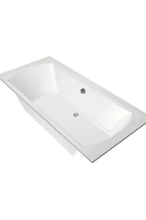 Bon Marché Xenz Robijn Baignoire duo - 190x90x48 - bonde Centrale - acrylique - blanc
