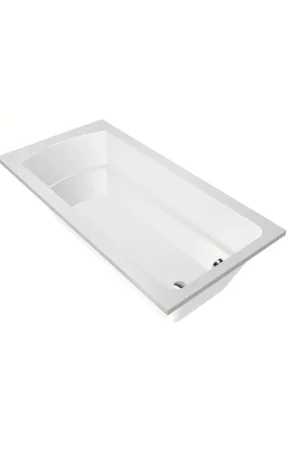 Remise Xenz Bodysize Baignoire îlot - 180x90x48 - bonde en bout - acrylique - blanc