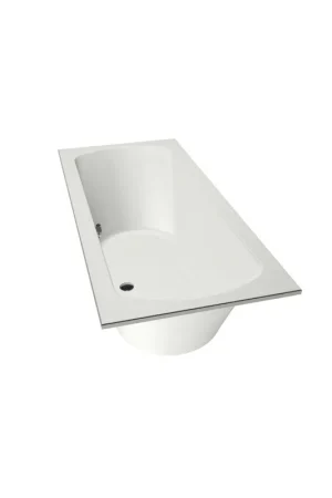 Promotion Xenz Lagoon Baignoire duo - 170x75x53 - bonde Centrale - acrylique - blanc mat