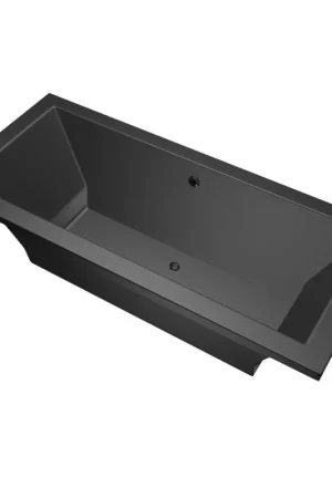 Xenz Society Baignoire duo - 170x75x53 - bonde centrale - acrylique - ebony Offre Du Jour