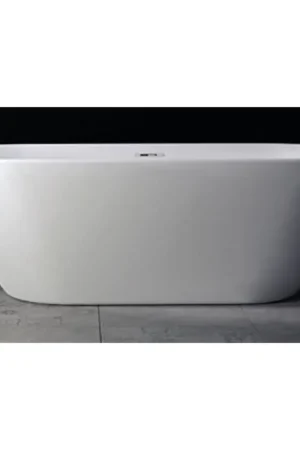 Riho Inspire baignoire autoportante - 180x80cm - avec remplissage de baignoire chromé - acrylique blanc brillant Dernier Modèle