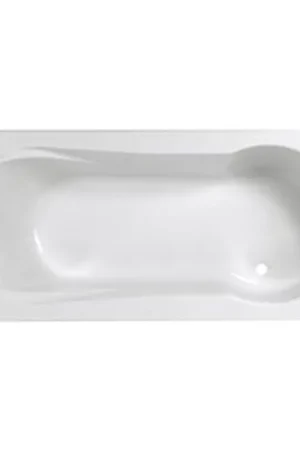Wisa Fontana baignoire acrylique rectangulaire 180x80x42cm blanc Soldes