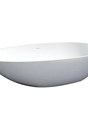 -Best Design Puur baignoire îlot - 180x90x58cm - solid surface - mat blanc Petit Prix
