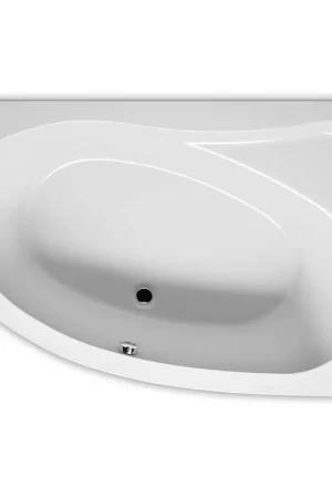Réduction RIHO Aryl baignoire rectangulaire 153x100cm Pose en angle Droite Blanc brillant