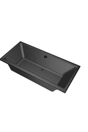 Soldes Xenz Kristal Baignoire - 160x75x48 - bonde Centrale - acrylique - ebony