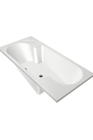 Xenz Parel Baignoire duo - 190x90x48 - bonde Centrale - acrylique - blanc Seulement Aujourd'hui