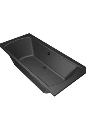Promotion Saisonnière Xenz Robijn Baignoire duo - 190x90x48 - bonde Centre - acrylique - ebony