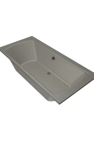 Xenz Robijn Baignoire duo - 190x90x48 - bonde centrale - acrylique - ciment Livraison Express