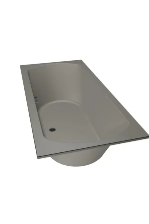 Usine Directe Xenz Lagoon Baignoire duo - 190x90x53 - bonde Centrale - acrylique - ciment