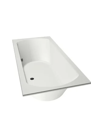 Xenz Lagoon Baignoire duo - 190x90x53 - bonde Centrale - acrylique - blanc mat Soldes