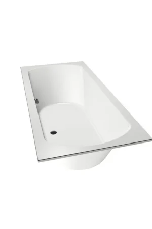 Xenz Lagoon Baignoire duo - 190x90x53 - bonde centrale - acrylique - blanc Prix Choc