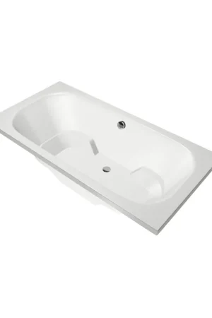 Produit De Marque Xenz Tanga Baignoire duo - 180x90x51 - bonde Centrale - acrylique - blanc