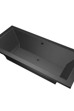 Xenz Society Baignoire duo - 200x90x53 - bonde Centrale - acrylique - ebony Commande En Gros