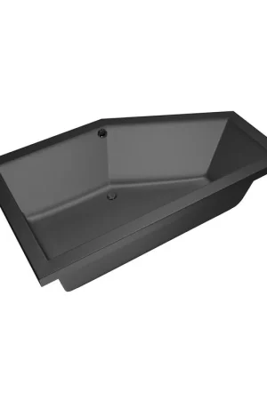 Achetez Aujourd'hui Xenz Society Baignoire d‘angle - 160x90x53 - bonde Centrale - Droite - acrylique - ebony