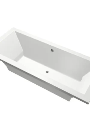 Commander Maintenant Xenz Society Baignoire duo - 190x80x53 - bonde centrale - acrylique - blanc