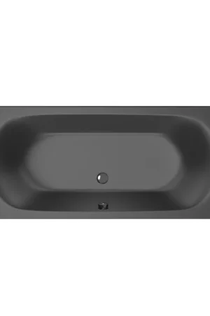 Xenz Cuba Baignoire duo - 180x80x51 - bonde centrale - acrylique - ebony Super Prix