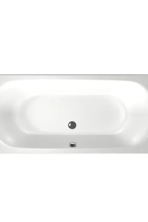 Commande En Gros Xenz Cuba Baignoire duo - 180x80x51 - bonde au milieu - acrylique - blanc