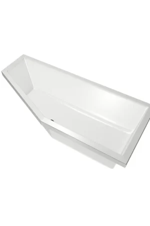 Soldes Xenz Society Baignoire d‘angle - 170x75x48 - bonde Centrale - Droite - Compact - acrylique - blanc