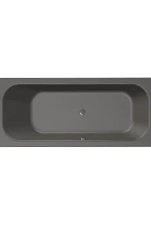 Xenz Aruba Baignoire - 170x75x48 - bonde Centrale - acrylique - anthracite Prix Promo