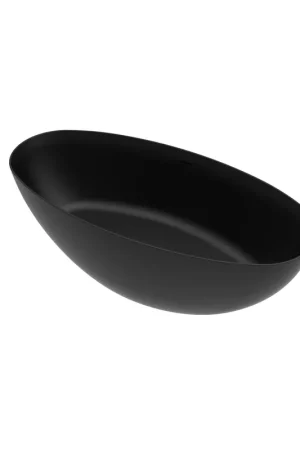 Remise Arcqua Ica Baignoire îlot 170x80cm noir mat