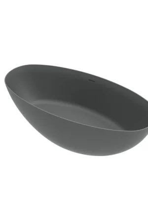 Arcqua Ica Baignoire îlot 170x80cm mat gris Expédié Aujourd'hui