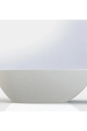 Arcqua Lima baignoire autoportante 170x86x54cm solid surface blanc mat Solde