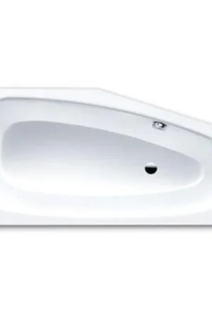 Affaire À Saisir Kaldewei Mini baignoire acier émaillé 157x70 47.5x43 gauche blanc