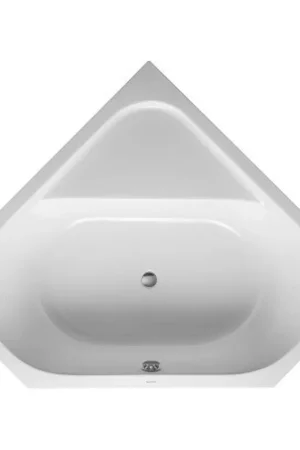 Duravit D Code baignoire acrylique pentagonale 140x140x40cm blanc Remise