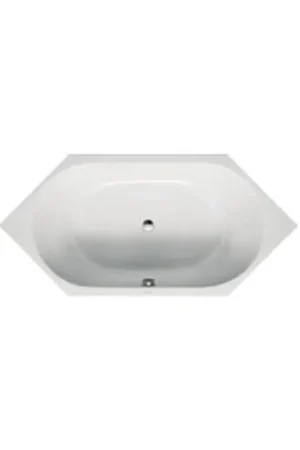 Bon Marché Duravit D Code baignoire acrylique hexagonale 190x90x40cm blanc