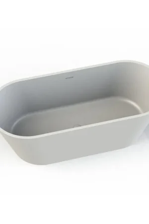 Arcqua Pinto Baignoire îlot 180x80 mat blanc Promotion