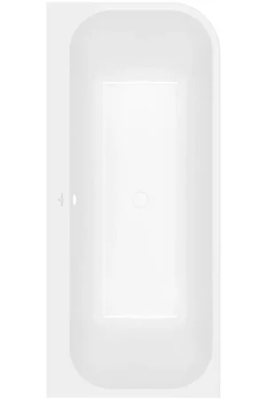 Villeroy & Boch Architectura Baignoire - 170x75cm - asymétrique - blanc alpin brillant Nouvel Arrivage