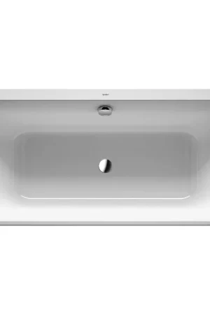 Duravit Happy d.2 baignoire semi-autoportante 180x80cm blanc mat anthracite Achat Immédiat