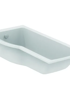 Ideal Standard Connect Air baignoire encastrée avec zone de douche gauche 170x80cm acrylique blanc sans jeu de pieds Must-Have