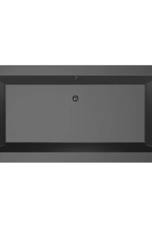 Authentique Xenz Society Baignoire duo - 190x90x53 - bonde Centrale - acrylique - ebony