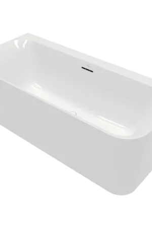 Villeroy & Boch Loop & friends baignoire semi-îlot - 180x80cm - angle gauche - Acrylique Blanc Alpin brillant Commander Vite