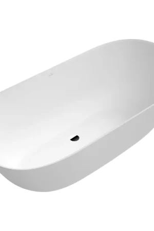 Villeroy & Boch Theano Baignoire duo ovale 175x80x48cm sans pieds Quaryl Blanc mat Prix Cassé