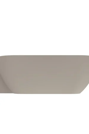Arcqua Havana Baignoire demi-îlot - 170x80cm - gauche - argile mate Prix Promo