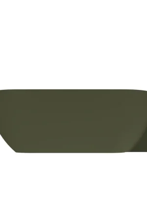 Arcqua Havana Baignoire demi-îlot - 170x80cm - droite - vert mat Dernière Chance