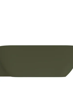 Promotion Saisonnière Arcqua Havana Baignoire demi-îlot - 170x80cm - gauche - vert mat