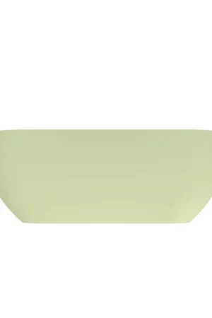 Dernière Chance Arcqua Havana Baignoire semi-autoportante - 170x80cm - vert pastel mat