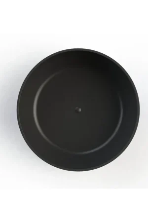 Arcqua Cusco Baignoire îlot ronde 153cm mat noir Prix Bas