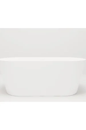 Crosstone by Arcqua Evi solid surface baignoire îlot 180x80x57 mat blanc Usine Directe