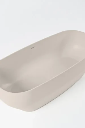 Produit De Marque MONDIAZ STONE baignoire îlot - 170x75cm - linen mat (beige)