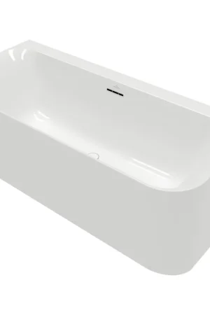Retour Gratuit Villeroy & Boch Loop & Friends Baignoire semi-îlot - 180x80cm - acrylique - blanc alpin brillant
