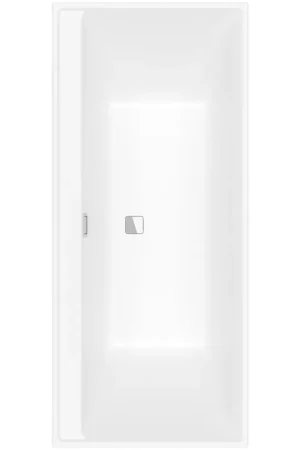Villeroy & Boch COLLARO Baignoire sans tablier 170x75x47cm chrome stone white Pas Cher