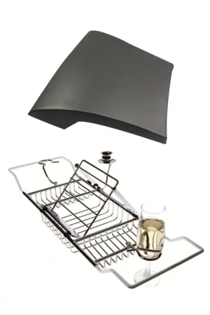 Expédié Aujourd'hui Saniclass Deluxe Sets d‘accessoires baignoire 2 pièces chrome