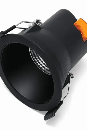 WhyLed spot encastré - LED - 9 watt - à intensité variable - 4000K - IP44 - non inclinable - noir mat Usine Directe