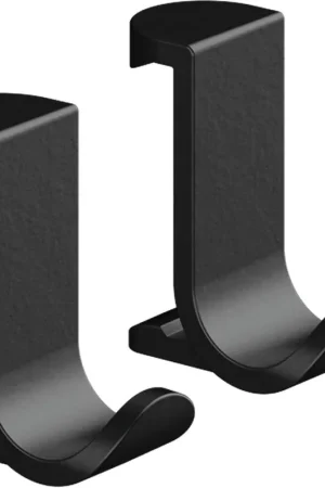 Authentique Hansgrohe Wallstoris Crochet porte-serviettes 1.8x3.9x3.2cm 2 pièces Noir mat